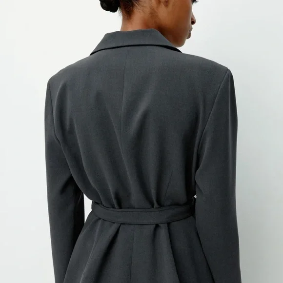 H&M Charcoal Gray Blazer - Picture 4 of 10